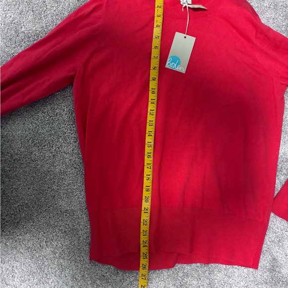 NWT Boden Red Crewneck Sweater, size L - Picture 5 of 5